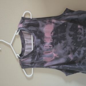 Nobull Women's Gray and Pink Tank Top